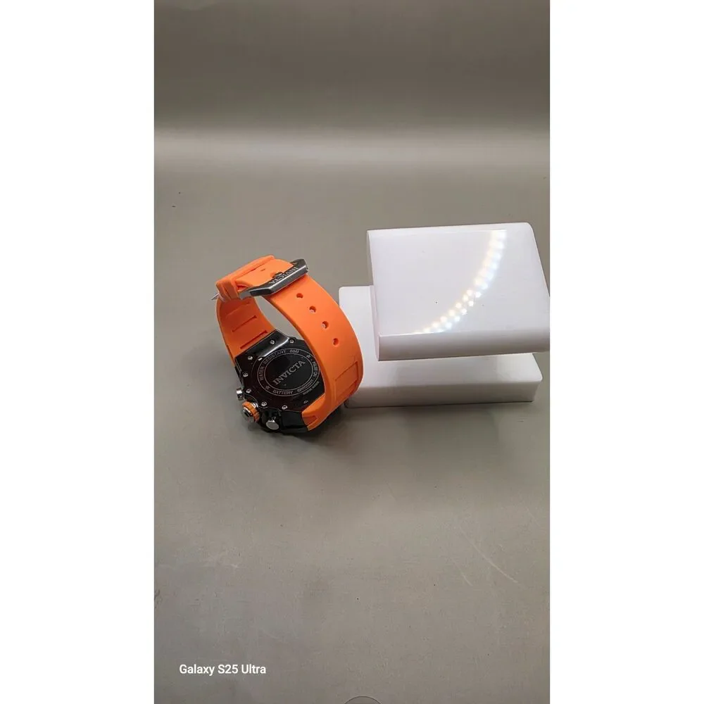Invicta Racing Valyron 69784 Skeleton Orange 41mm Watch NIB